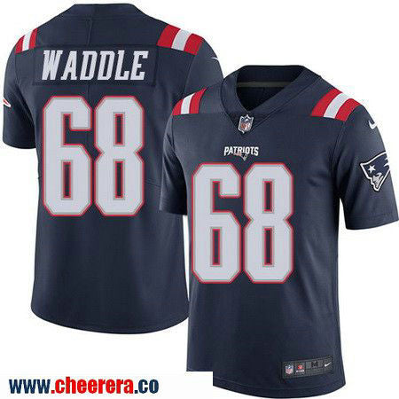 LaAdrian Waddle New England Patriots navy Color Rush jersey