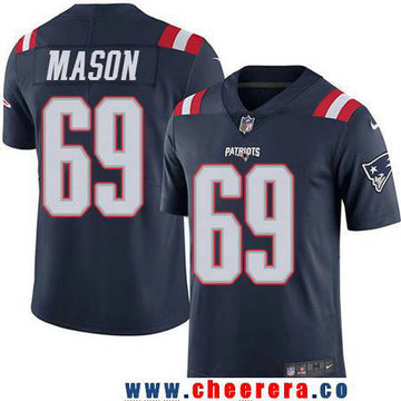 Shaq Mason New England Patriots navy Color Rush jersey