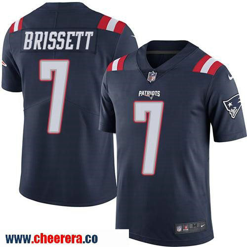 Jacoby Brissett New England Patriots navy Color Rush jersey
