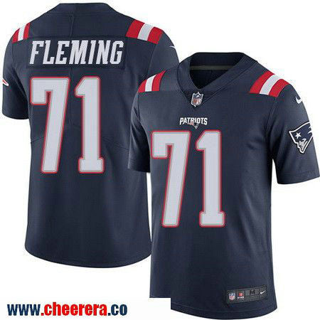 Cameron Fleming New England Patriots navy Color Rush jersey