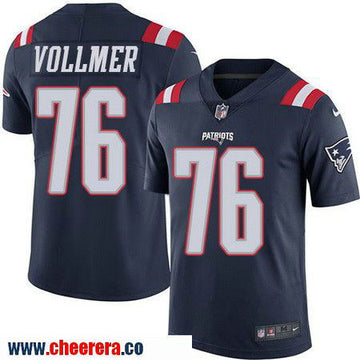 Sebastian Vollmer New England Patriots navy Color Rush jersey