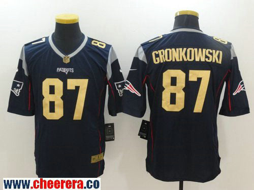 Rob Gronkowski New England Patriots navy Limited jersey