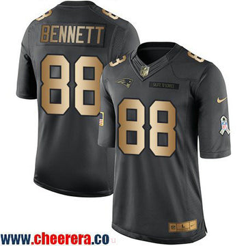 Martellus Bennett New England Patriots anthracite Salute To Service jersey