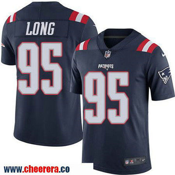 Chris Long New England Patriots navy Color Rush jersey