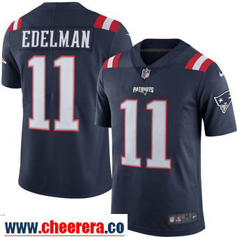Julian Edelman Nike New England Patriots navy Color Rush jersey