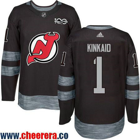 New Keith Kinkaid New Jersey Devils black jersey