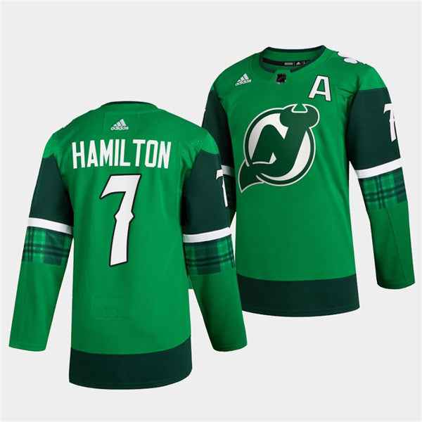 New Andreas Johnsson New Jersey Devils green jersey