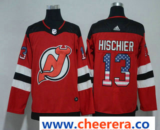 New Nico Hischier New Jersey Devils red jersey