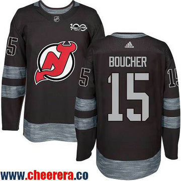 New Reid Boucher New Jersey Devils black jersey