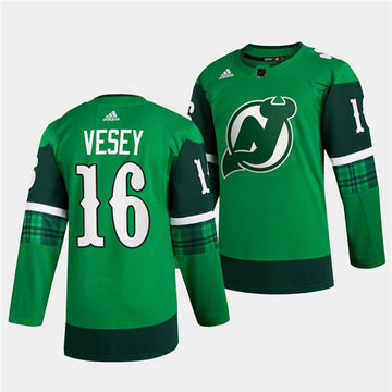 New Jimmy Vesey New Jersey Devils green jersey