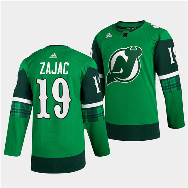 New Travis Zajac New Jersey Devils green jersey