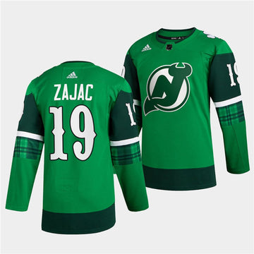 New Travis Zajac New Jersey Devils green jersey