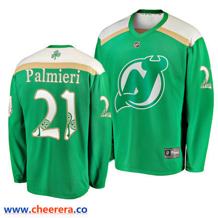 New Kyle Palmieri New Jersey Devils green jersey