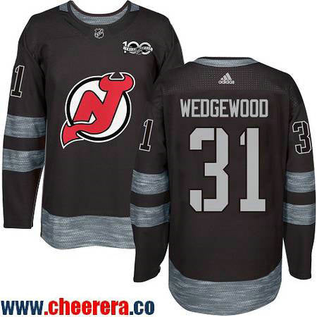 New Scott Wedgewood New Jersey Devils black jersey