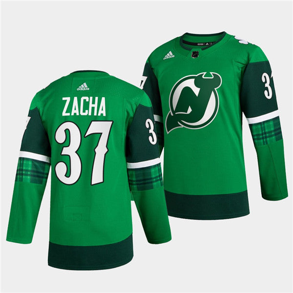 New Pavel Zacha New Jersey Devils green jersey