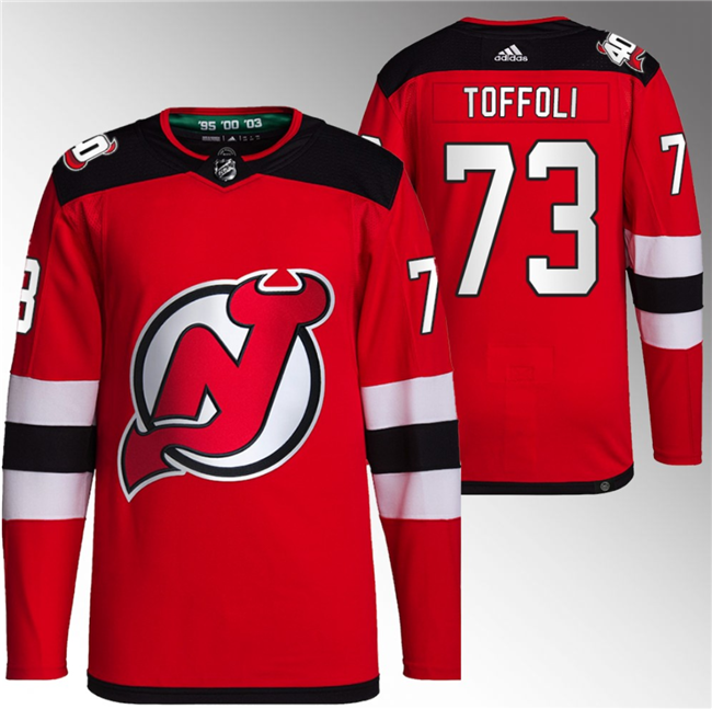 New Tyler Toffoli New Jersey Devils red jersey