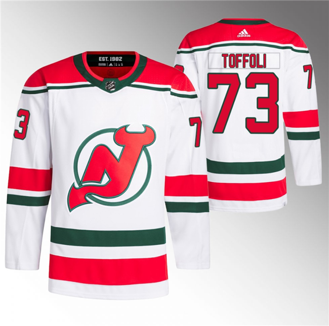 New Tyler Toffoli New Jersey Devils white jersey