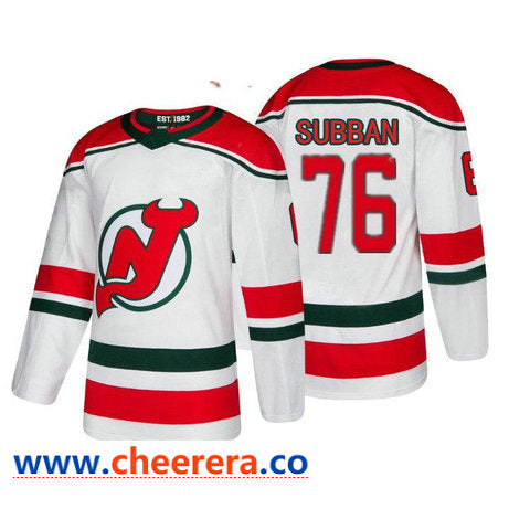New PK Subban New Jersey Devils white Home jersey