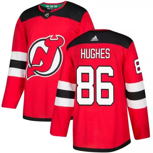 New Jack Hughes New Jersey Devils red jersey