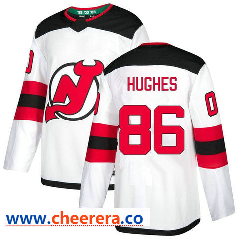 New Jack Hughes New Jersey Devils white Home jersey