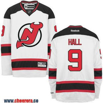New Taylor Hall New Jersey Devils white Away jersey