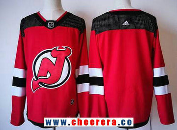 New Blank New Jersey Devils red jersey