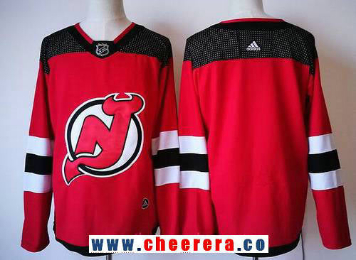 New Blank New Jersey Devils red jersey