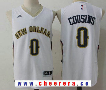 DeMarcus Cousins New Orleans Pelicans white jersey