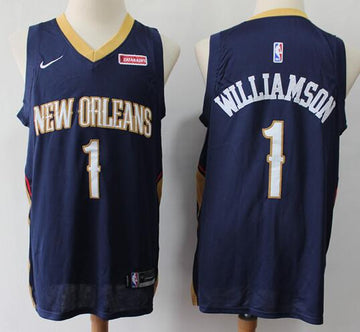 Zion Williamson New Orleans Pelicans navy jersey