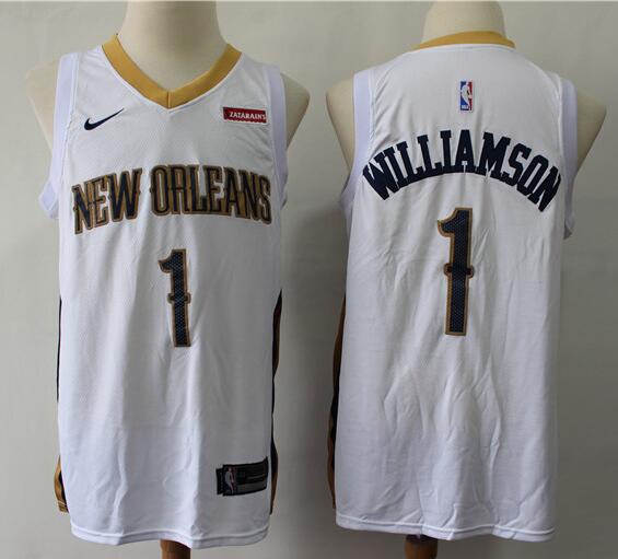 Zion Williamson New Orleans Pelicans white jersey
