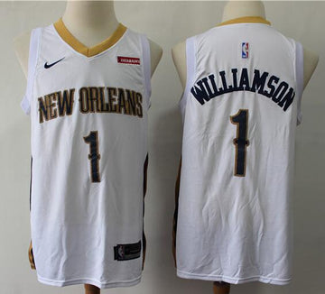 Zion Williamson New Orleans Pelicans white jersey