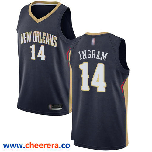 Brandon Ingram New Orleans Pelicans navy jersey