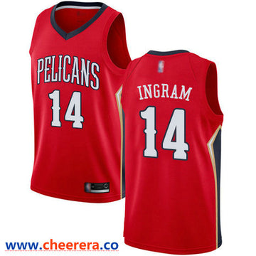 Brandon Ingram New Orleans Pelicans red jersey