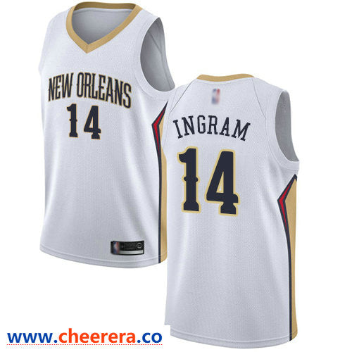 Brandon Ingram New Orleans Pelicans white jersey