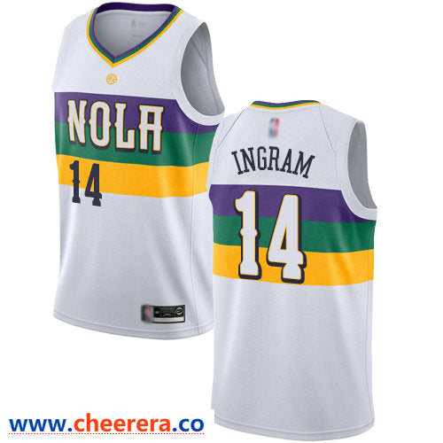Brandon Ingram New Orleans Pelicans white jersey