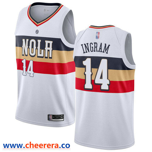 Brandon Ingram New Orleans Pelicans white jersey