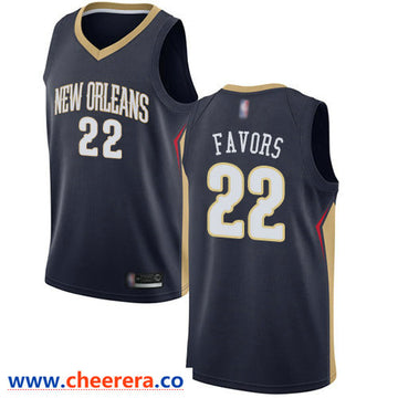 Derrick Favors New Orleans Pelicans navy jersey