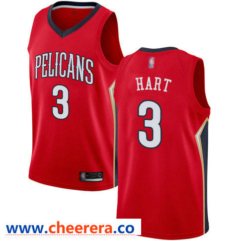 Josh Hart New Orleans Pelicans red jersey