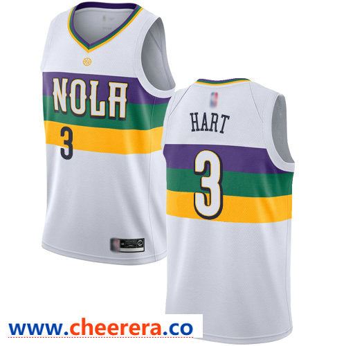 Josh Hart New Orleans Pelicans white jersey