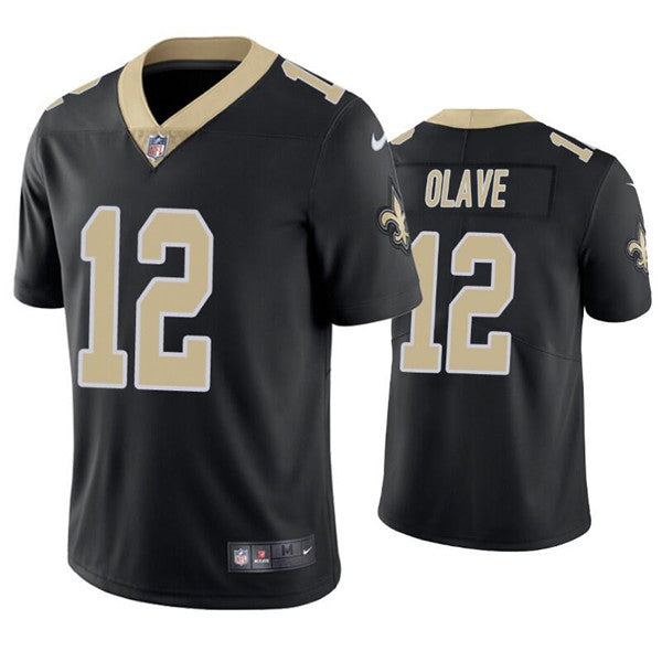 Chris Olave New Orleans Saints black Vapor jersey