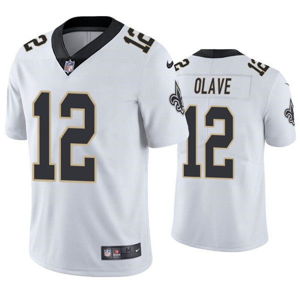 Chris Olave New Orleans Saints white Vapor jersey