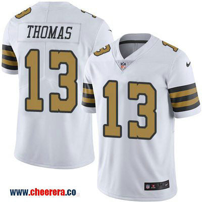 Michael Thomas New Orleans Saints white Color Rush jersey