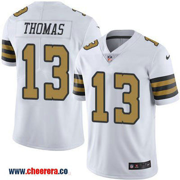 Michael Thomas New Orleans Saints white Color Rush jersey