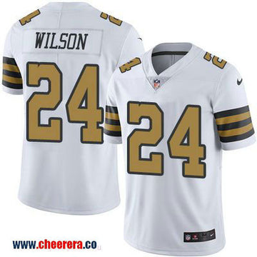 Kyle Wilson New Orleans Saints white Color Rush jersey
