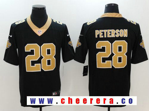 Adrian Peterson New Orleans Saints black Vapor jersey