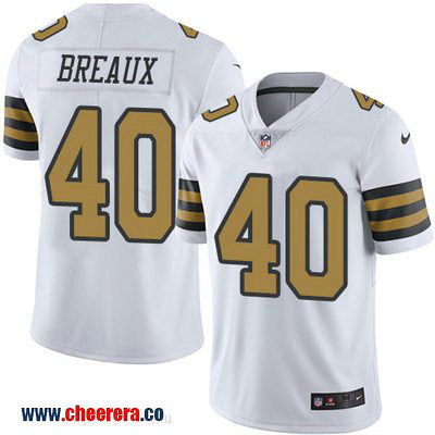 Delvin Breaux New Orleans Saints white Color Rush jersey