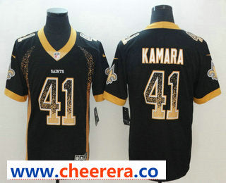 Alvin Kamara New Orleans Saints black Color Rush jersey