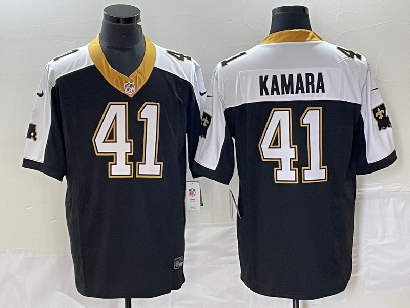 Alvin Kamara New Orleans Saints black FUSE jersey