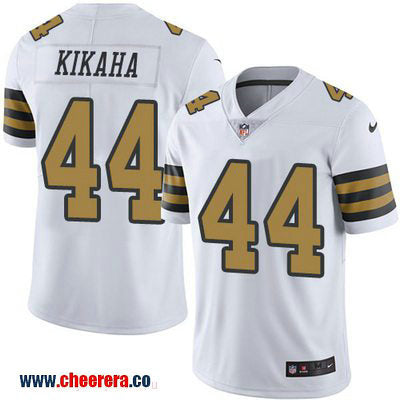 Hau'oli Kikaha New Orleans Saints white Color Rush jersey