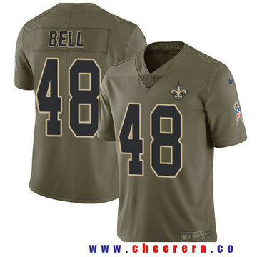 Vonn Bell New Orleans Saints olive Salute To Service jersey